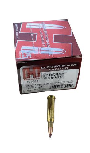 HORNADY .17 Hornet 15.5 gr NTX SPF		